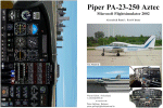 PA23 Aztec Checklist